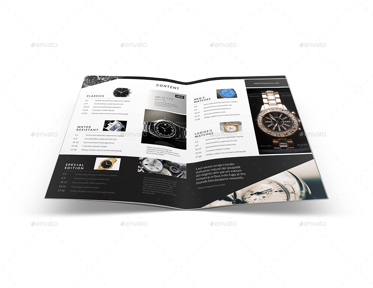 Watch Store Product Catalog, Print Templates GraphicRiver